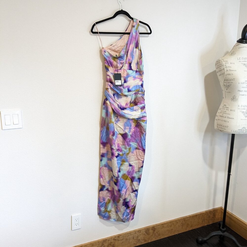 Nicholas Brielle Draped Asymmetric Gown - Picture 10 of 15
